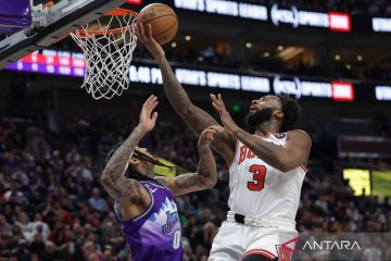 NBA: Bulls menang 114-107 atas tuan rumah Jazz