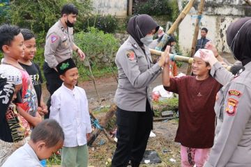 Polda Jabar atasi gangguan psikologis anak korban gempa Cianjur