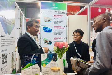 Gerai LPPO MUI menarik minat pengunjung pameran OIC Halal Expo Turki