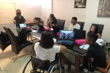 PKM Universitas Warmadewa bekali disabilitas dengan pelatihan komputer