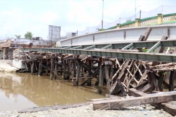 Pembangunan Jembatan Sulawesi II kembali dilanjutkan