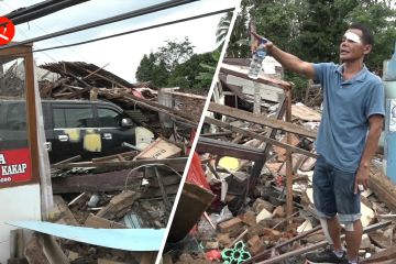 Cerita korban tertimpa bangunan ambruk saat gempa Cianjur