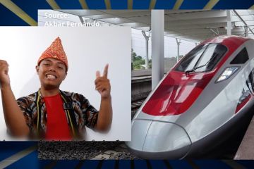Lagu rap Kereta Cepat Jakarta-Bandung viral di internet