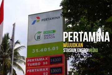 Pertamina wujudkan Stasiun Energi Hijau demi kurangi emisi karbon