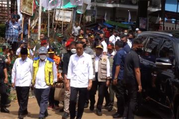Presiden pastikan evakuasi dan distribusi logistik di Cianjur aman