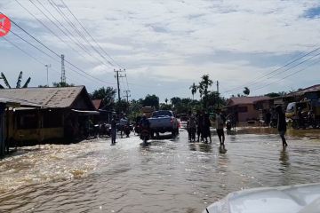 Debit air menurun, titik banjir Aceh Tamiang berkurang