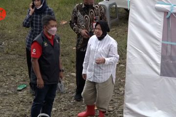 Menteri Risma optimalkan penyebaran tenda darurat bagi pengungsi