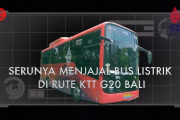 Serunya menjajal bus listrik di rute KTT G20 Bali