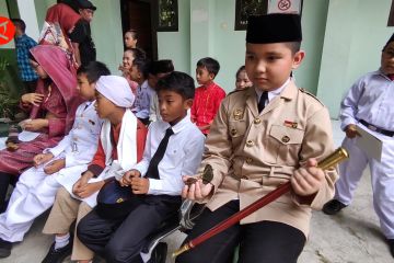 Semarak lomba mirip pahlawan siswa SD di Kota Semarang