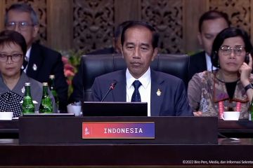 Jokowi serukan untuk hentikan perang di hari pertama KTT G20