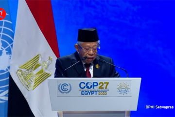 Tiga poin utama yang disampaikan wapres di COP27