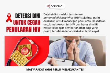 Deteksi dini untuk cegah penularan HIV