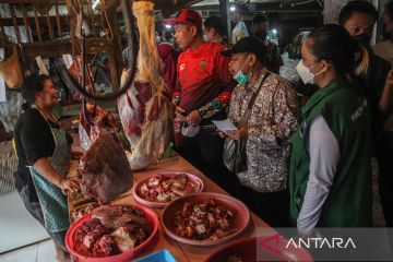 Jelang natal dan tahun baru, Satgas Pangan Palangka Raya pantau harga di pasar