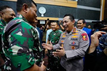 Kapolri optimistis sinergitas TNI-Polri semakin solid