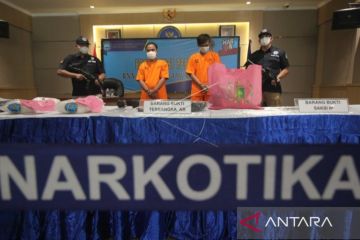 Polda Banten tangkap diduga penyelundup sabu melalui anus