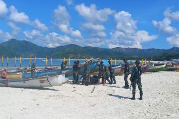 Kodim 1820/Lombok Tengah gelar pengamanan wilayah Pantai