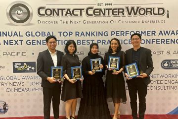 Contact Center PLN 123 Borong 5 Penghargaan Gold di Global Contact Center World 2022