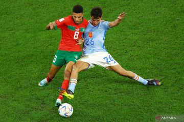 Piala Dunia 2022:  Maroko vs Spanyol imbang dan lanjut perpanjangan waktu
