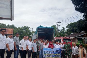 Masyarakat Kajai Pasaman Barat salurkan donasi buat gempa Cianjur