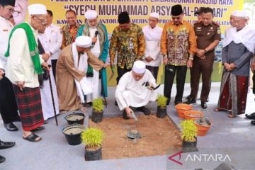 Masjid megah "Syekh M Arsyad Al-Banjari" dibangun di Kalsel