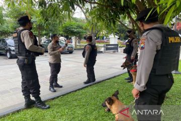 11 ekor Unit K-9 ikut pengamanan acara tasyukuran Kaesang-Erina