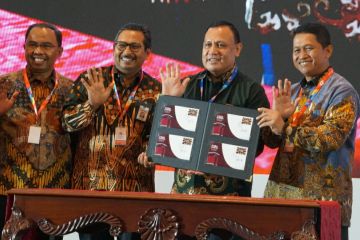 KPK luncurkan prangko nilai antikorupsi pada Hakordia 2022