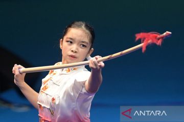 Rainie raih medali emas Kejuaraan Dunia Wushu Junior 2022