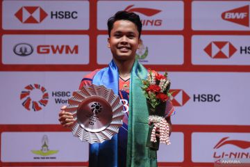 Anthony Ginting  runner up BWF World Tour Finals 2022