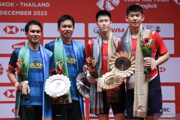 Hasil BWF World Tour Finals: China bawa 3 trofi, Indonesia tanpa gelar