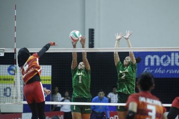 Tim putri DKI raih kemenangan pertama di Kejurnas Bola Voli Junior