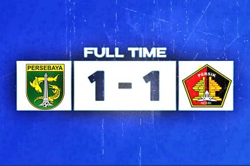 Persebaya Surabaya ditahan imbang Persik Kediri 1-1