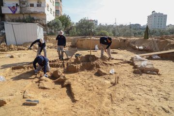 Situs pemakaman era Romawi ditemukan di Jalur Gaza utara