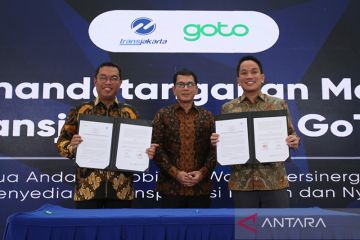 Kemitraan GoTo dan TransJakarta sasar 800ribu "captive market"