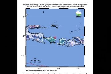 BNPB: 8 rumah, 1 balai rusak akibat gempa magnitudo 5,2 Karangasem