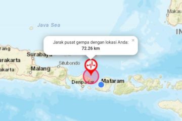 Gempa susulan masih terjadi di Karangasem Bali