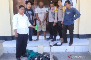 Polisi tahan nelayan di Dompu tangkap ikan gunakan bahan peladak