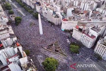 Sukacita di Buenos Aires atas kemenangan Argentina