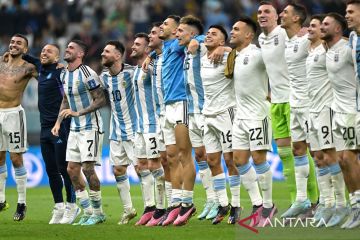 Argentina melaju ke final Piala Dunia seusai kalahkan Kroasia 3-0