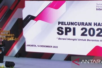 KPK: Skor indeks nasional SPI 2022 71,94