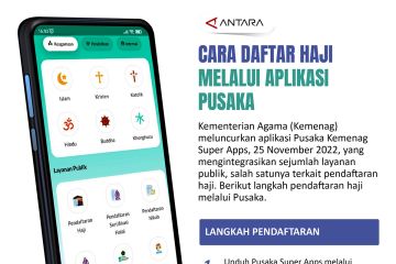 Cara daftar haji melalui aplikasi Pusaka