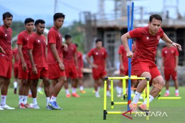 Latihan timnas Indonesia jelang Piala AFF 2022