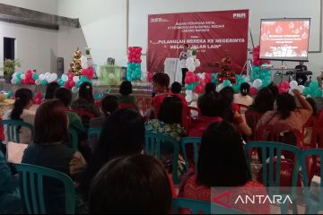 Perayaan pra Natal PT Permodalan Nasional Madani (PNM) Cabang Manado