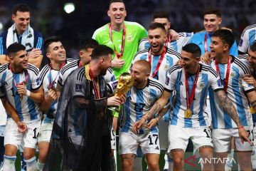 Argentina puncaki ranking FIFA, Indonesia naik ke peringkat 149
