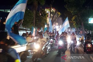 192 personel amankan konvoi pendukung Argentina di Ternate