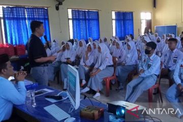 LKBN Antara Babel-Diskominfotik Bangka gelar "Go To School" di SMA 1 Sungailiat