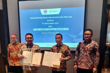 Subholding Gas Pertamina pasok gas 9.000 MMBTUD ke Indocement