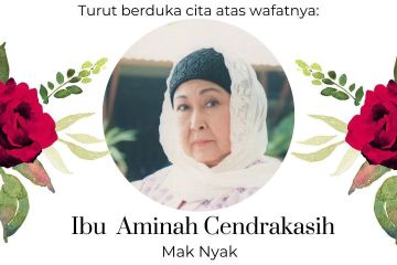 Aminah Cendrakasih pemeran Mak Nyak "Si Doel" tutup usia