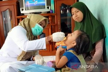 84,7 persen bayi dan anak di Nagan Raya Aceh sudah diimunisasi Polio
