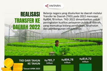 Realisasi Transfer ke Daerah 2022