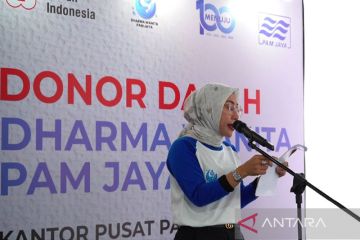 Dharma Wanita PAM Jaya gelar donor darah targetkan 1.000 kantung darah